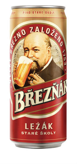 Březňák ležák staré školy pivo 24 x 500 ml plech