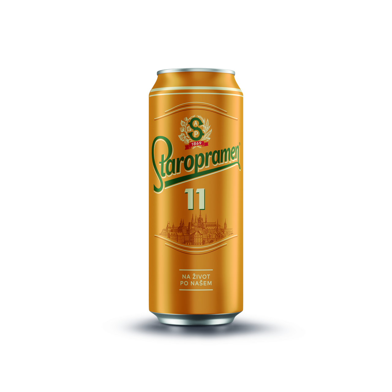 Staropramen 11° Pivo 24 x 500 ml plech
