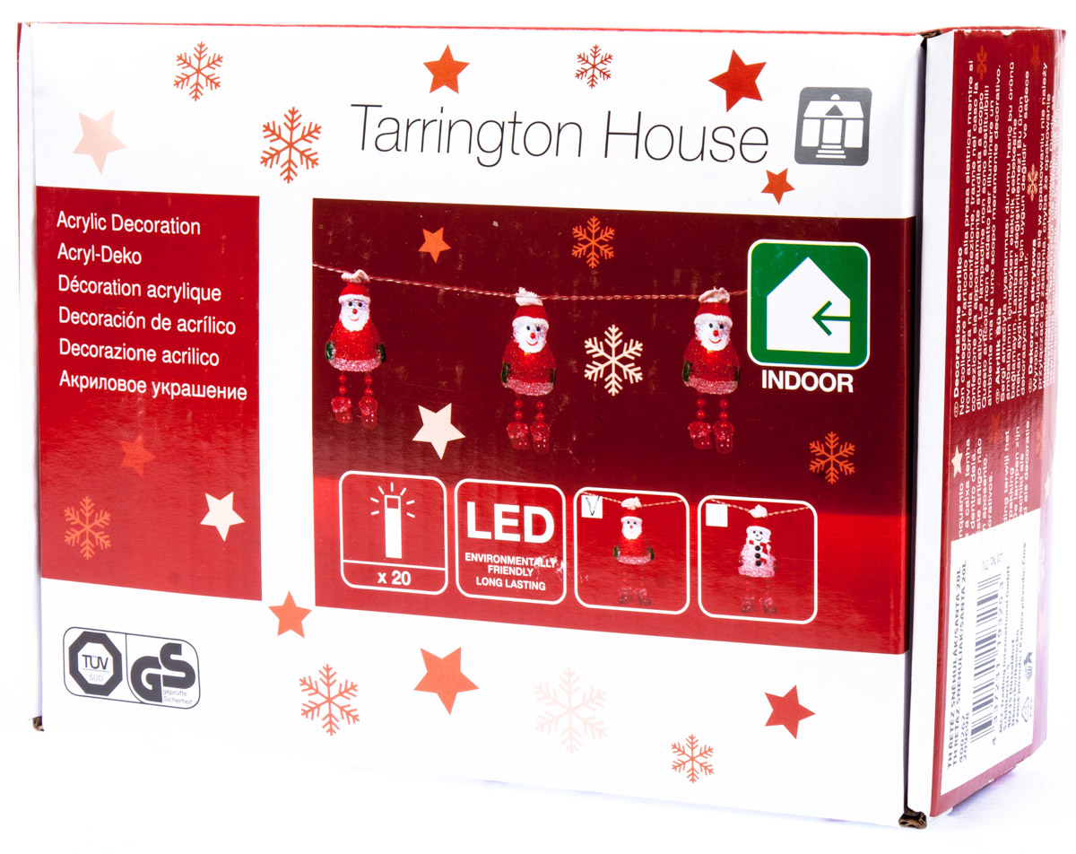 Tarrington House Sněhulák/Santa řetěz 20 l 1 ks