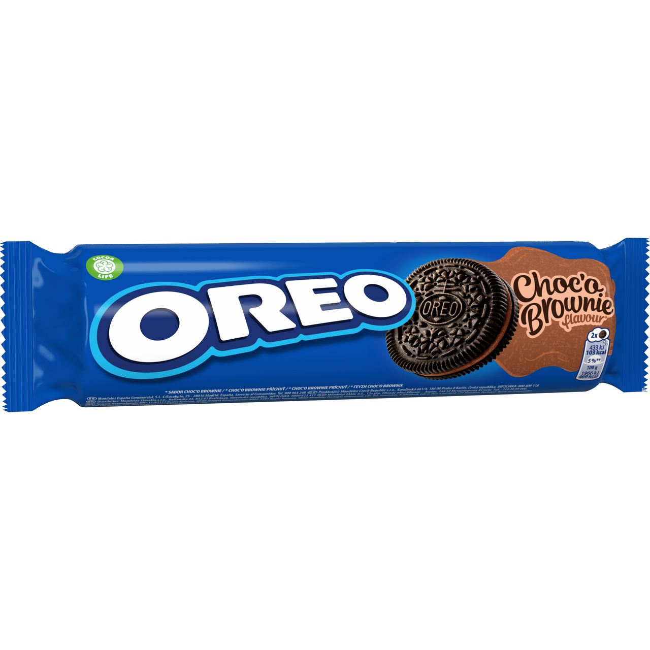 Oreo Brownie sušenky s kakaovou náplní 16 x 154 g