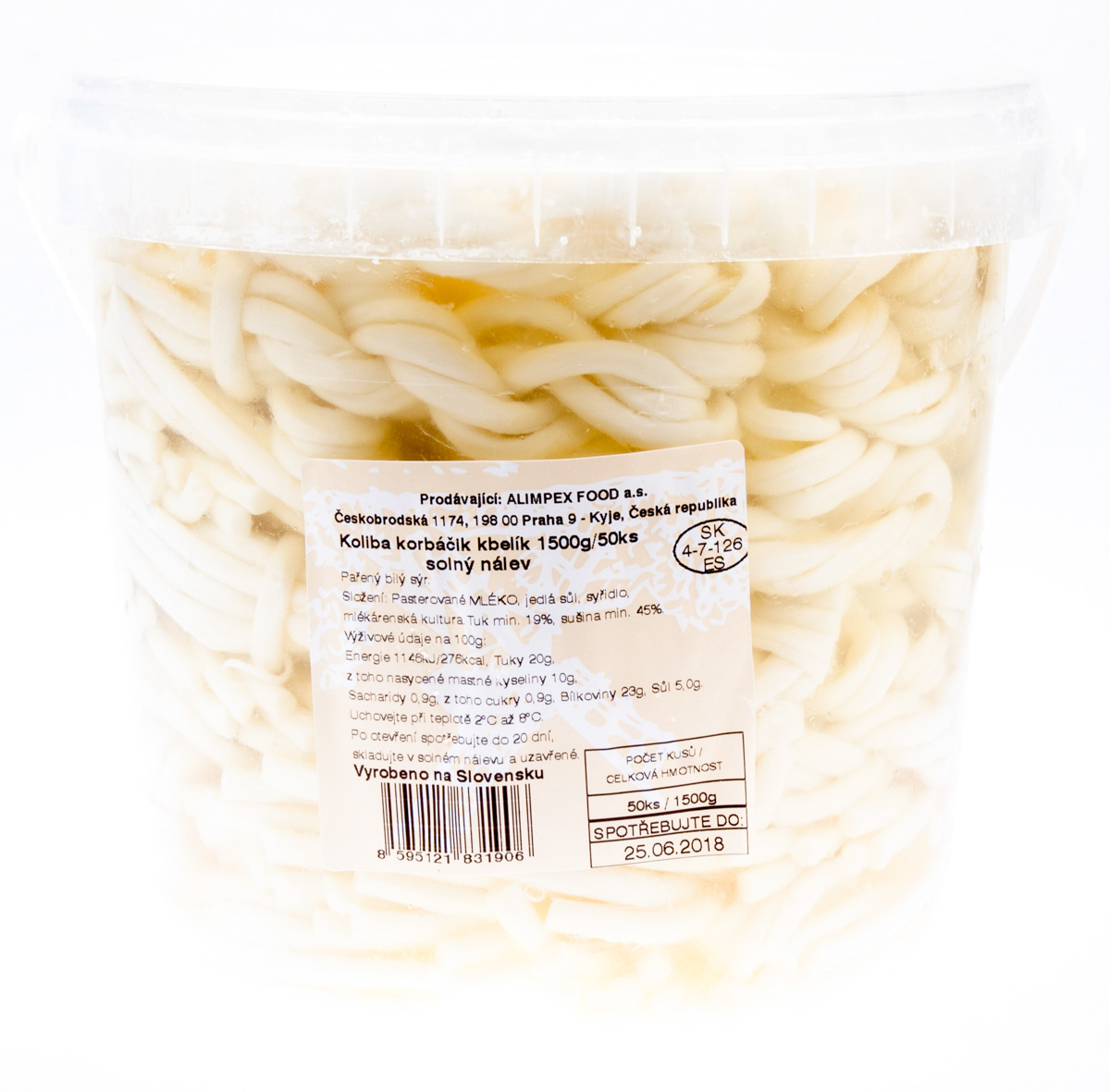 KOLIBA Korbáčik chlaz. 1500 g/ 50 ks