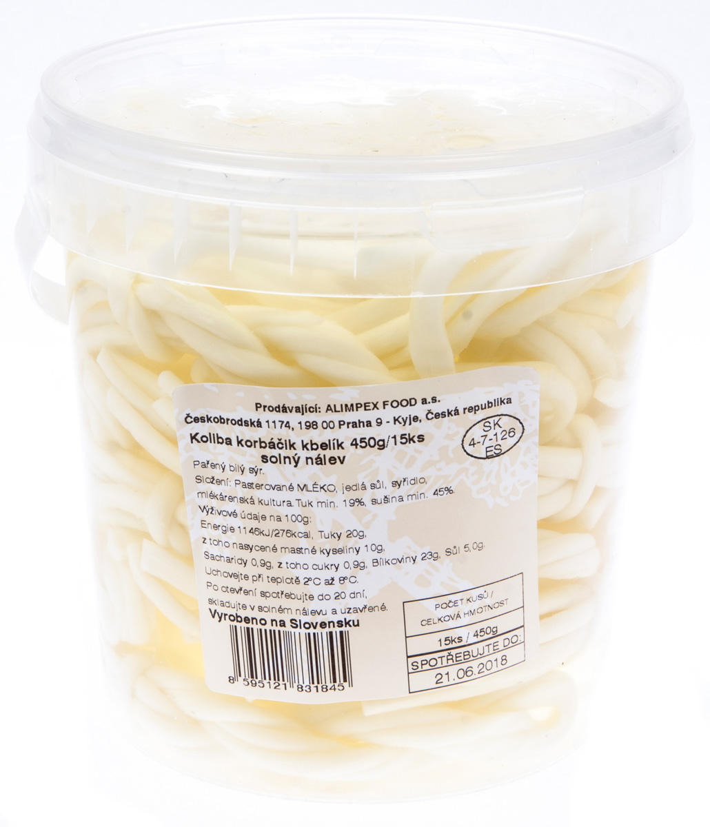 KOLIBA Korbáčik chlaz. 450 g/15 ks