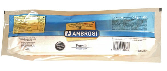 AMBROSI Provola Affumicata Sýr pařený uzený chlaz. 1 kg