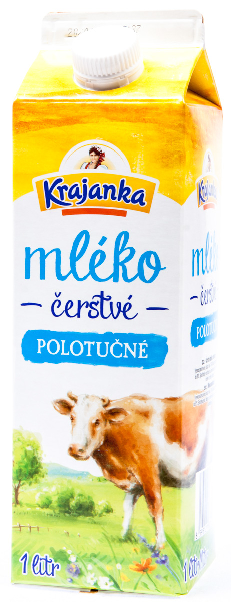 Krajanka Mléko čerstvé 1,5 % chlaz. 1 l