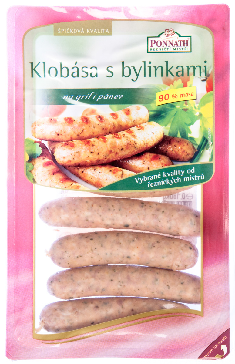 PONNATH Klobása bylinková chlaz. 180 g
