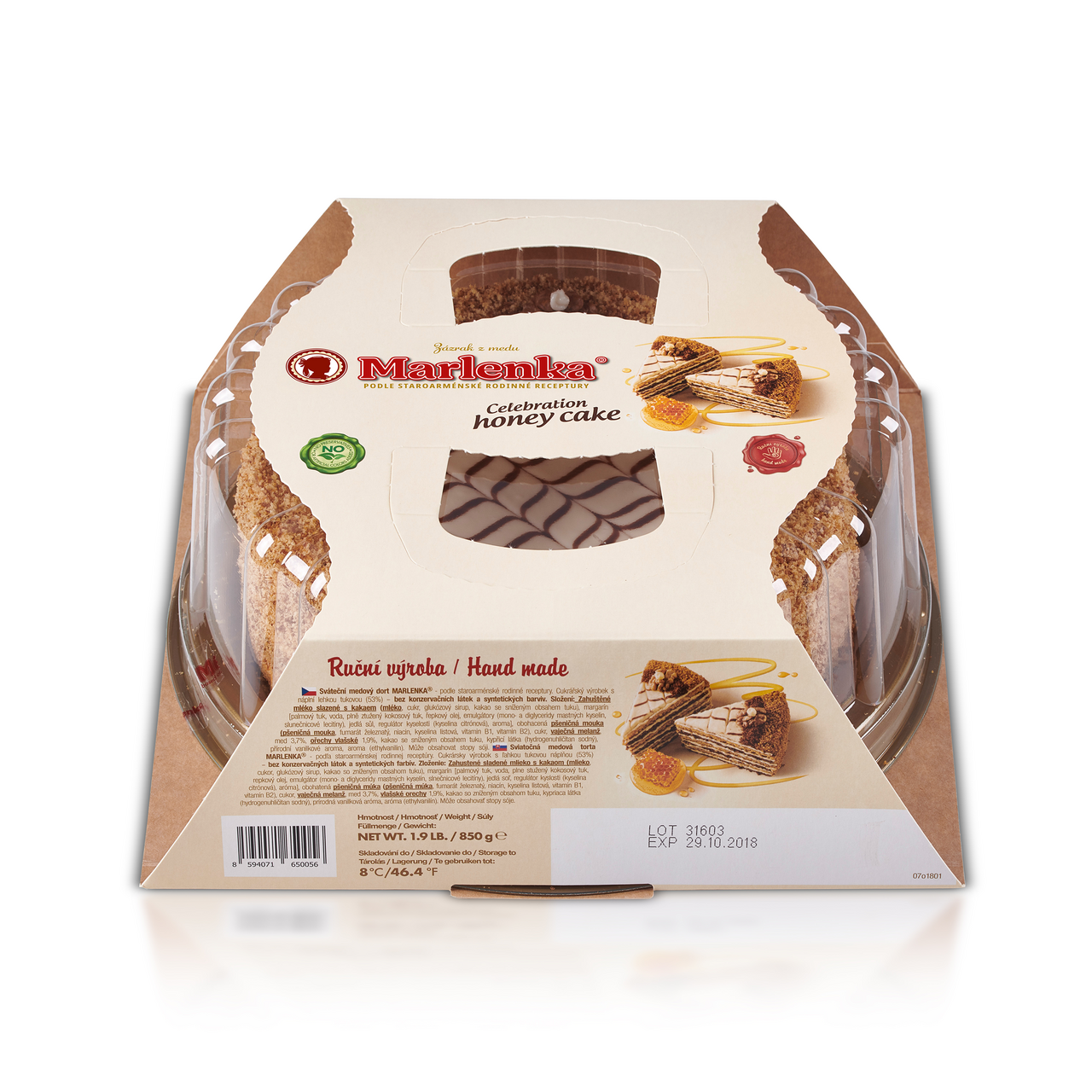 MARLENKA Sváteční dort medový chlaz. 850 g