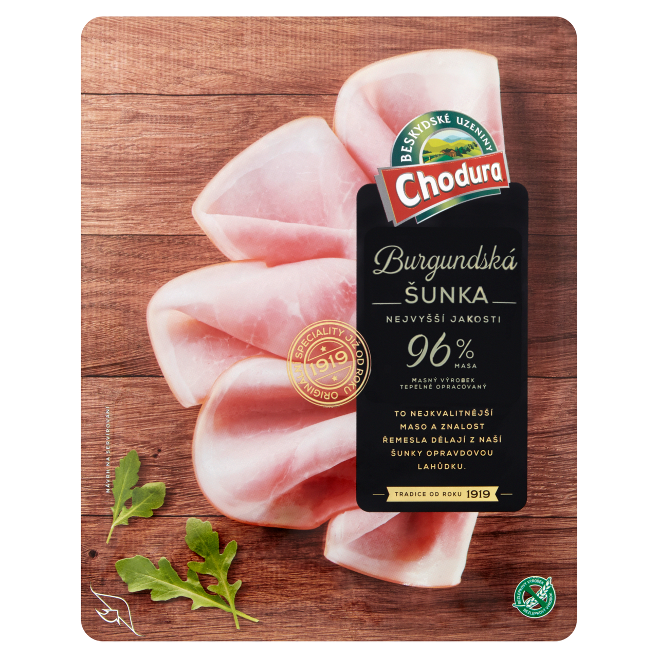 Chodura Šunka burgundská nejvyšší jakosti chlaz. 100 g