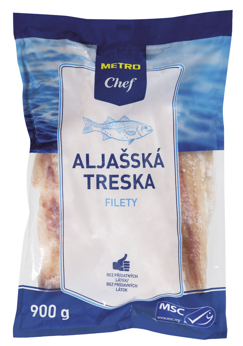 METRO Chef Treska aljašská filety 60 - 140 g/porce mraž. 900 g
