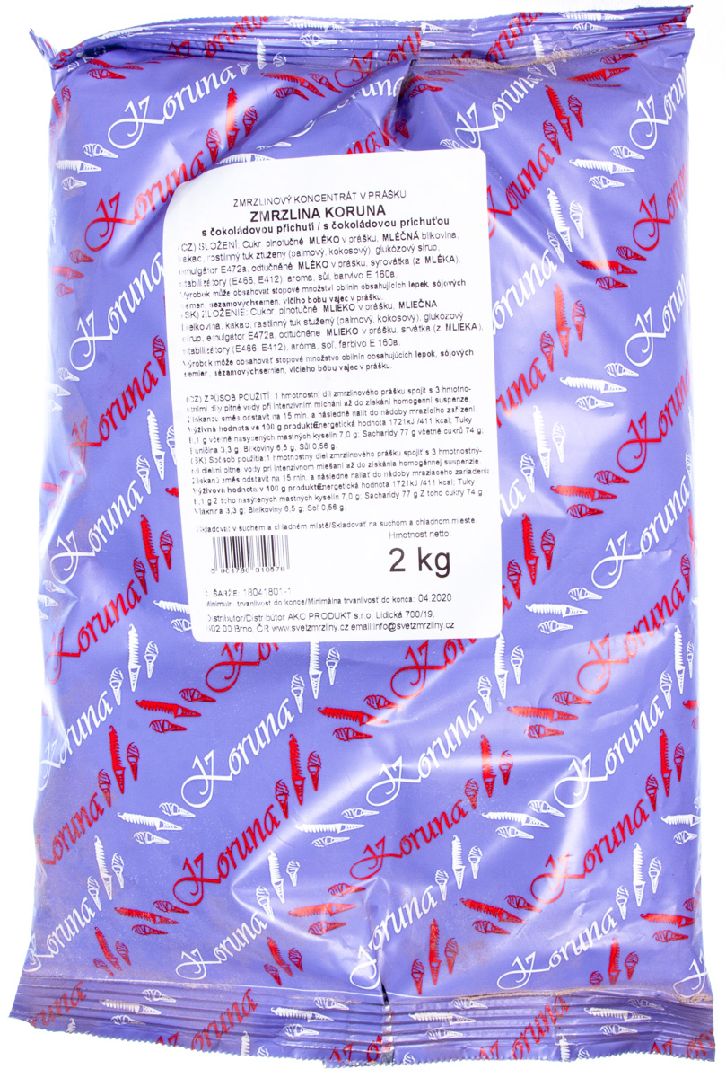 KORUNA Zmrzlinová směs příchuť čokoláda 2 kg