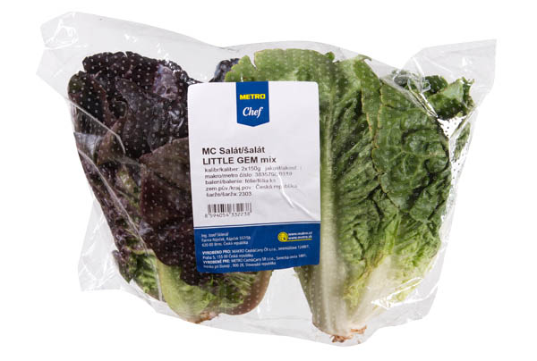 METRO Chef Salát Little Gem mix CZ čerstvý 2 ks