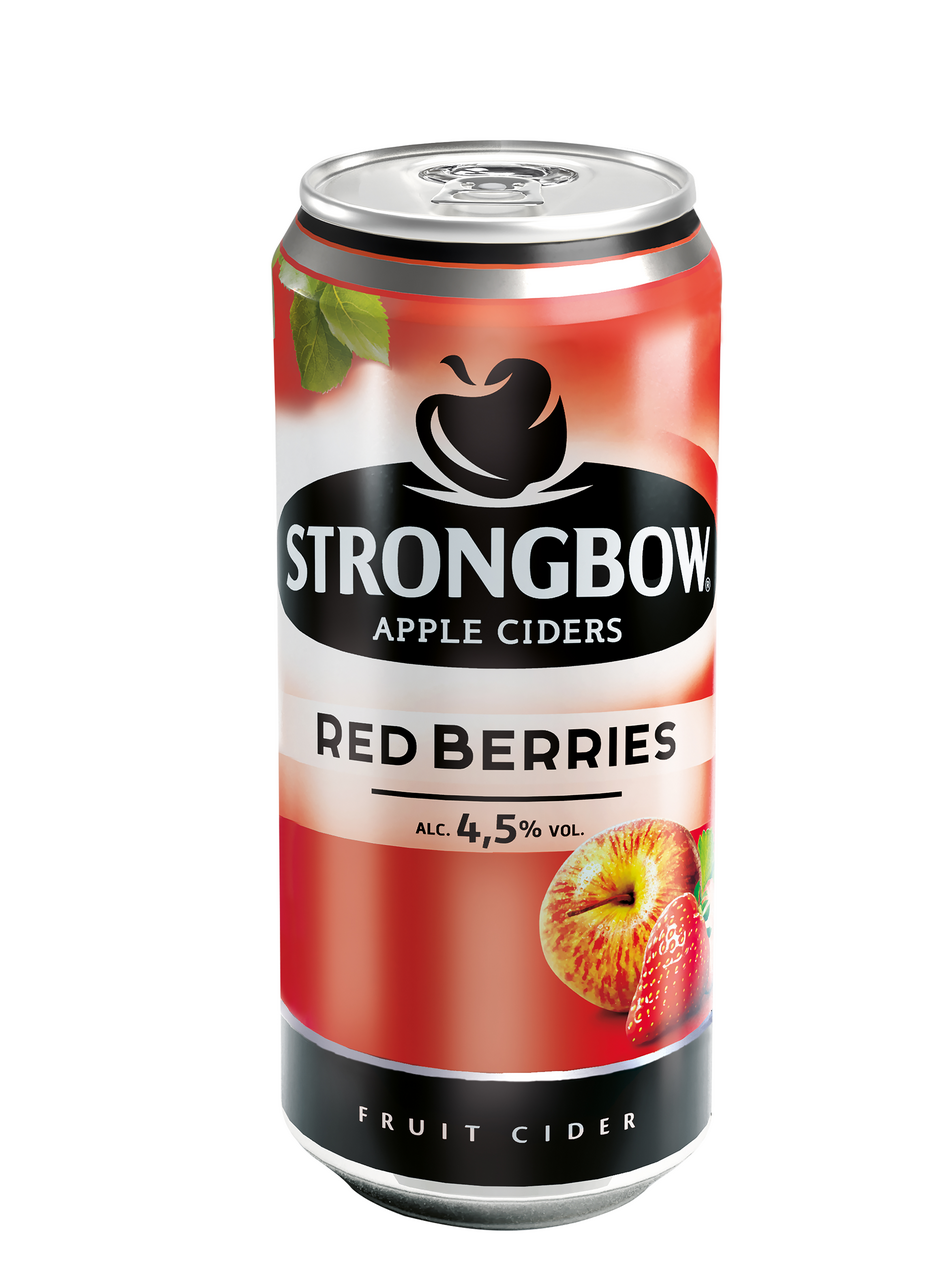STRONGBOW Apple Ciders Redberries 4,5 % 24 x 440 ml