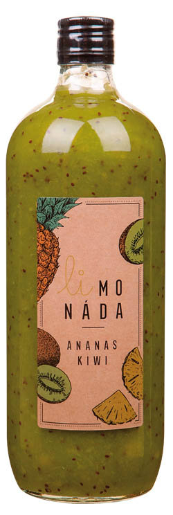 liMONÁDA ananas kiwi 1 l