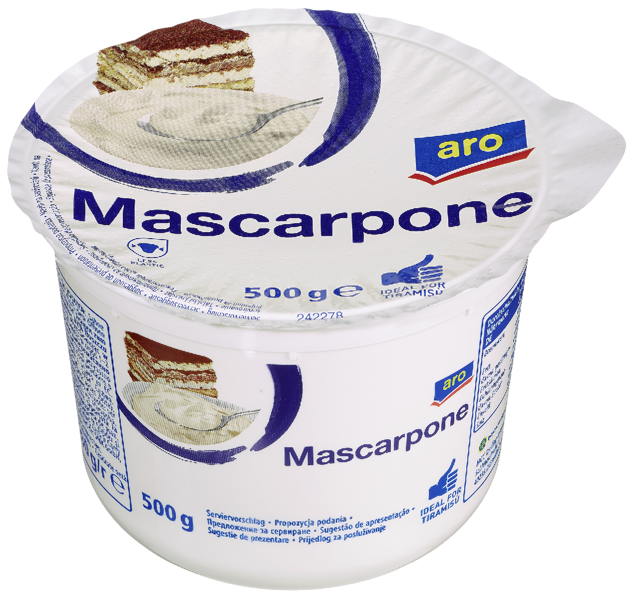 aro Mascarpone sýr 82 % chlaz. 500 g