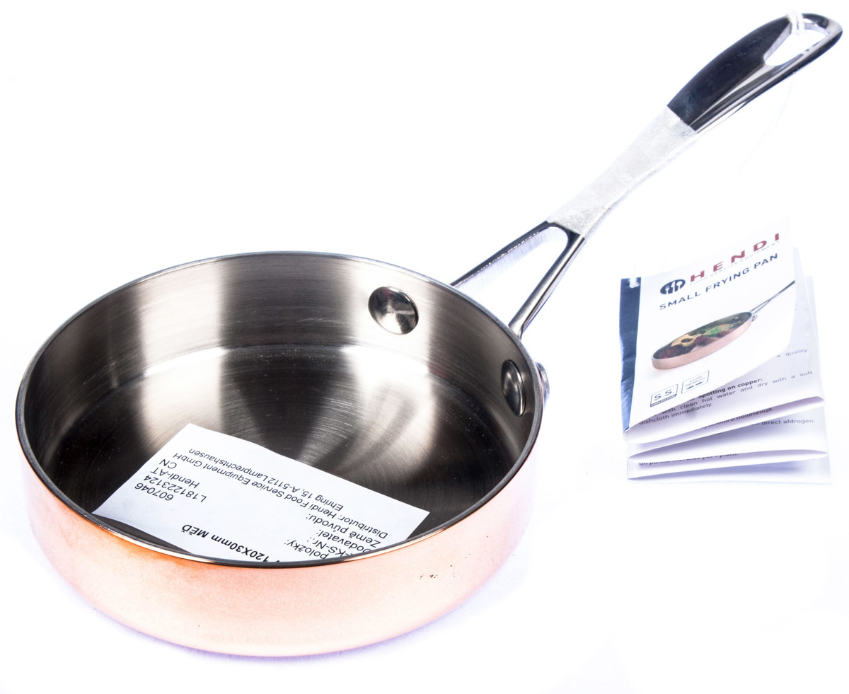 HENDI Pánev mini měděná 12 cm 1 ks