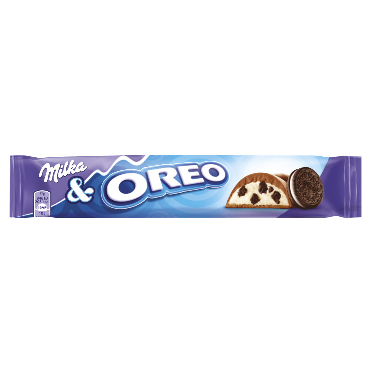 Milka Oreo tyčinka s kousky sušenek v mléčné čokoládě 36 x 37 g