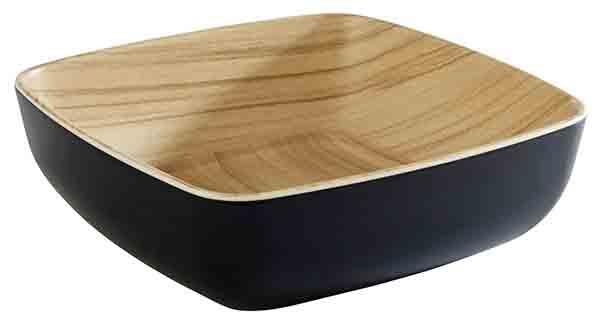 APS Mísa Frida melamin 25 x 25 x 7,5 cm černá 1 ks