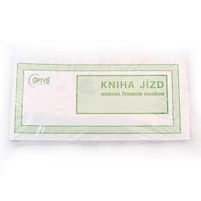 OPTYS Kniha jízd firemních vozidel 32 listů 21 x 10 5 ks