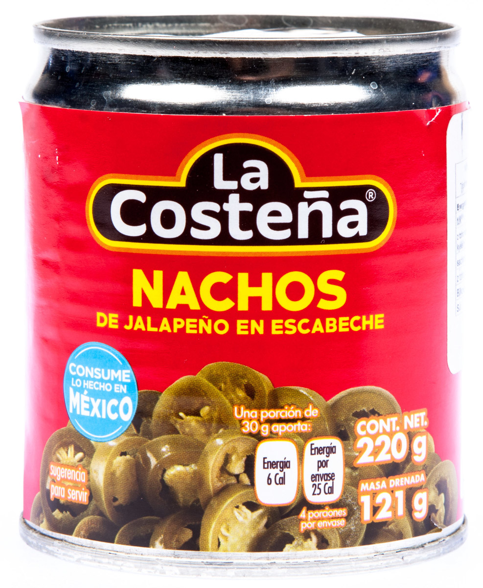 La Costeňa Jalapeno nacho krájené 220 g
