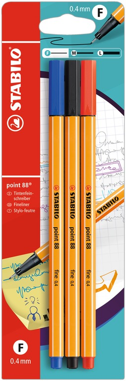 STABILO Point 88 liner 3 ks