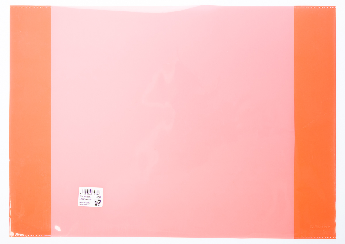 KARTON P+P Obal na sešity A4 polypropylen červený 1 ks