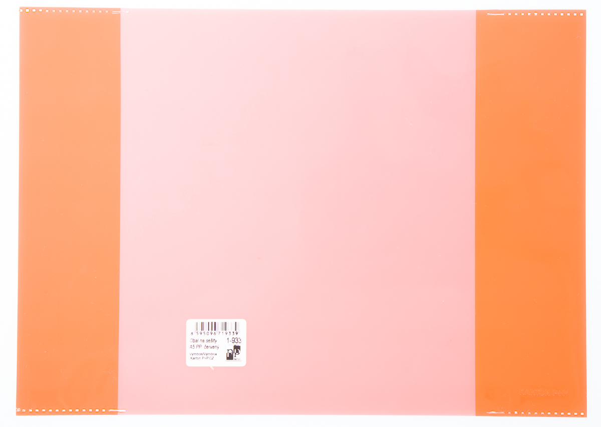 KARTON P+P Obal na sešity A5 polypropylen červený 1 ks