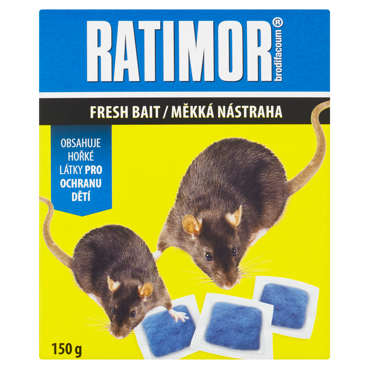 RATIMOR Brodifacoam měkká nástraha 150 g
