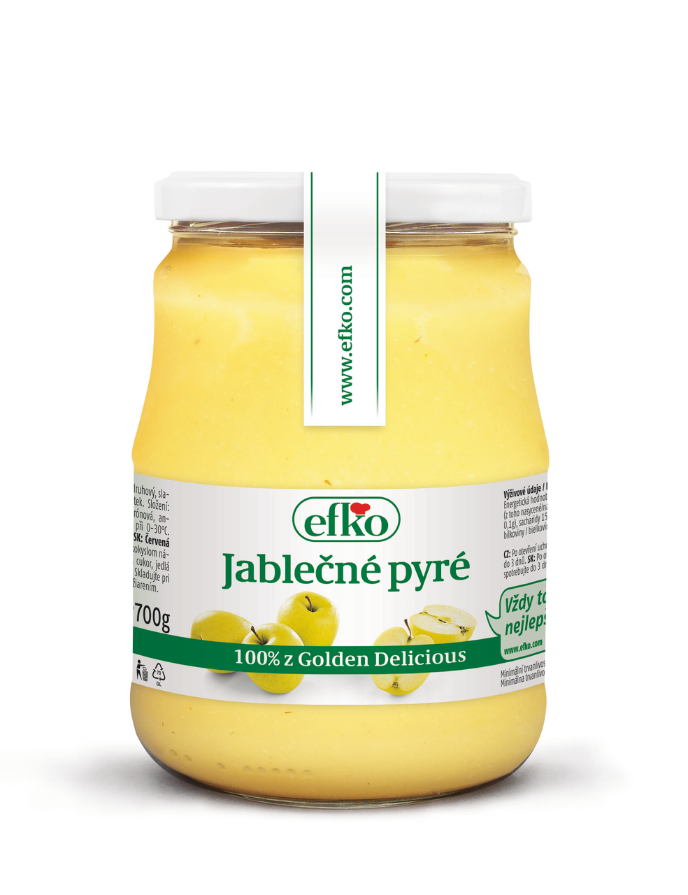 efko Jablečné pyré 3 x 720 ml