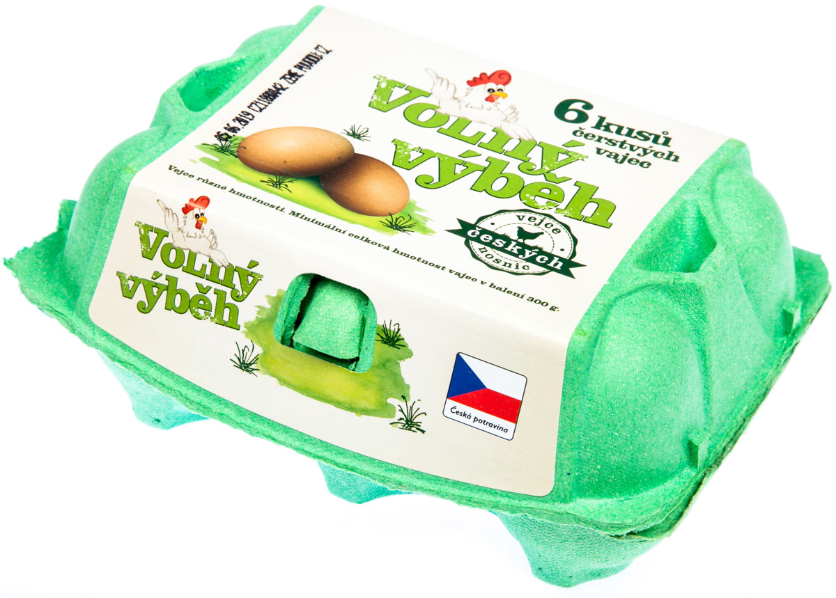 SCHUBERT Vejce z volného výběhu CZ chlaz. 6 ks