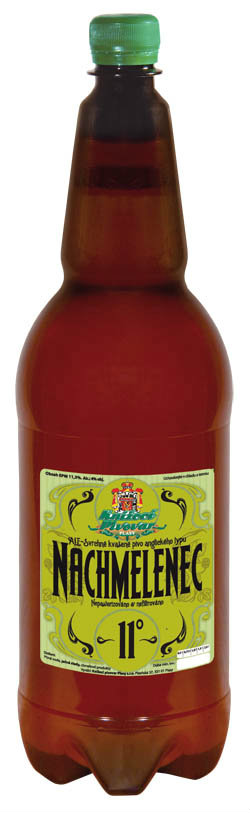 Nachmelenec Ale 11° pivo 1,5 l PET