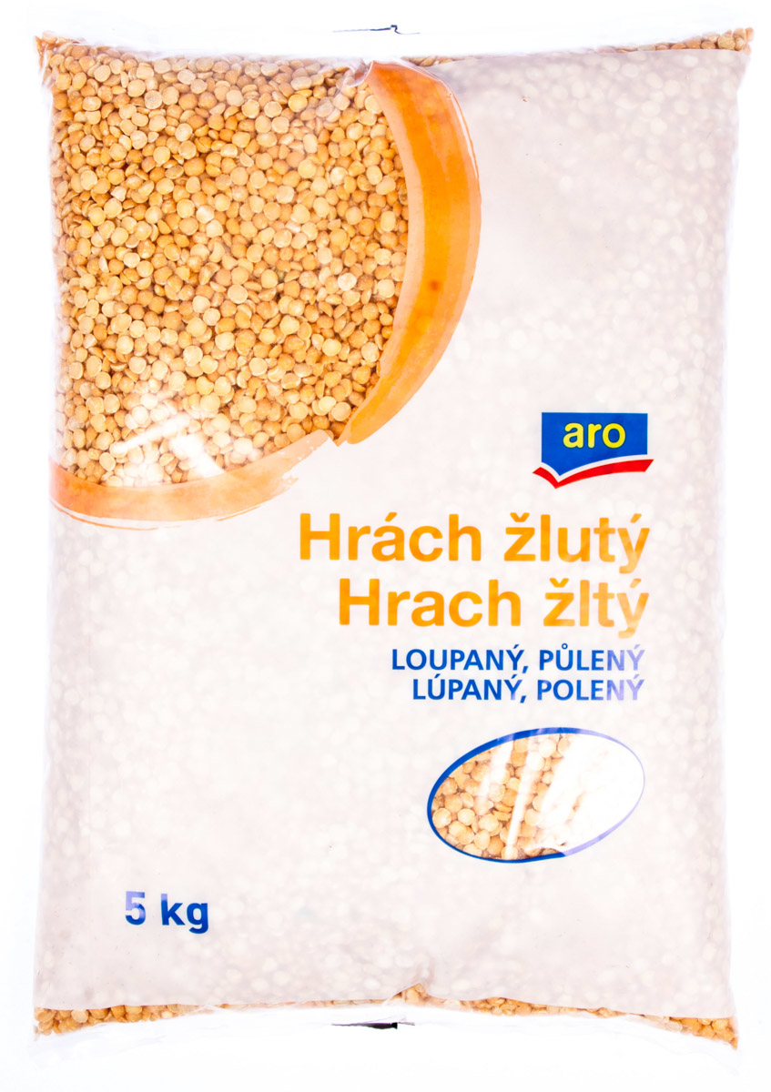 aro Hrách žlutý loupaný půlený 5 kg