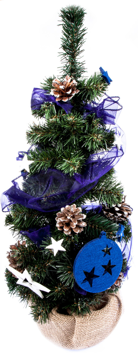 Stromek zdobený vánoční 50cm 1 ks