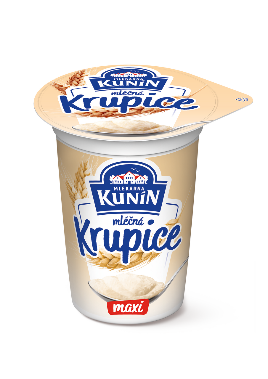 MLÉKÁRNA KUNÍN Mléčná krupice natural Maxi chlaz. 400 g