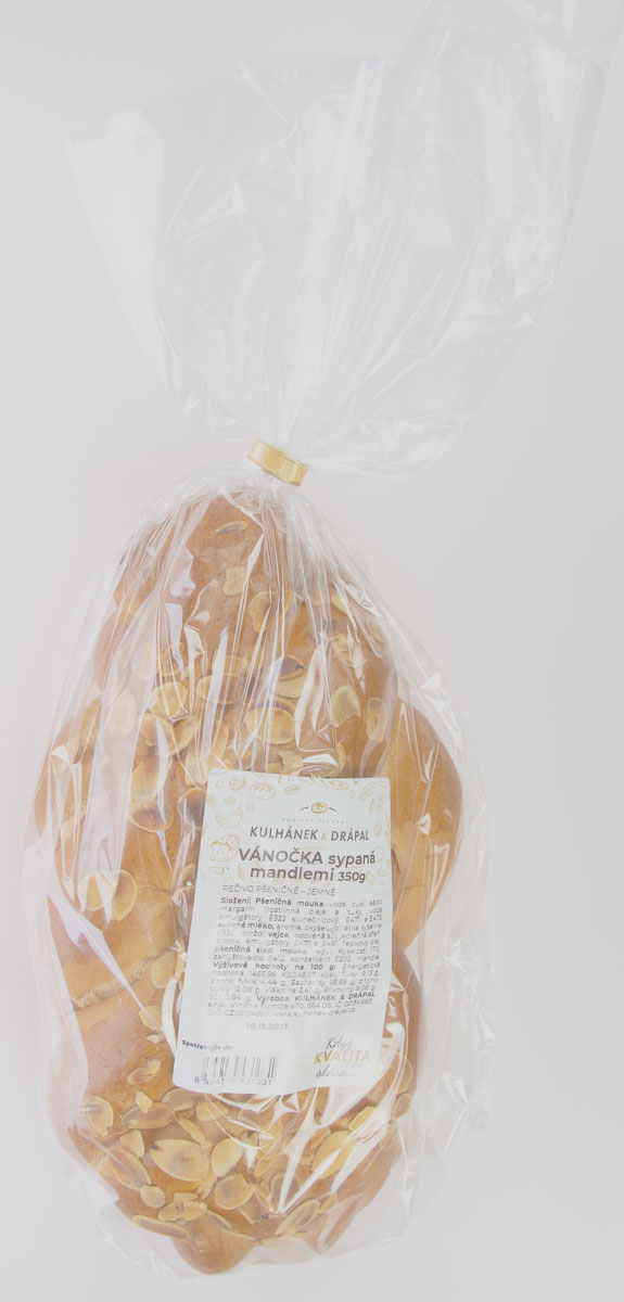 Vánočka s mandlemi 350 g