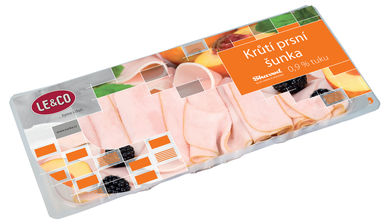 LE & CO Šunka krůtí výběrová plátky chlaz. 200 g
