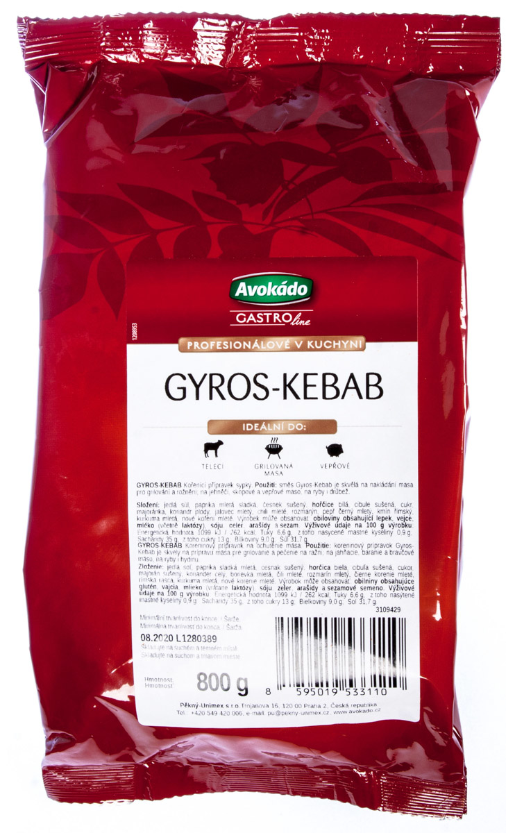 Avokádo Gyros-Kebab koření 800 g