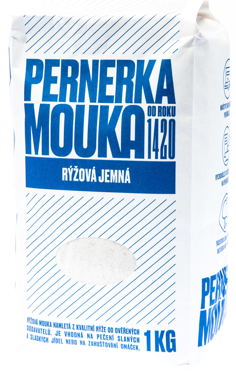 PERNERKA Mouka rýžová jemná 1 kg