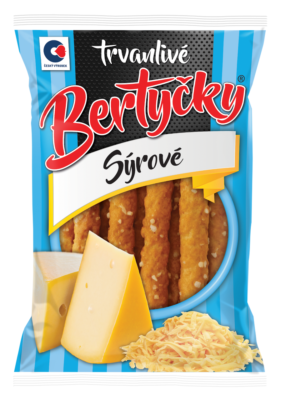 Bertyčky Tyčinky sýrové 90 g