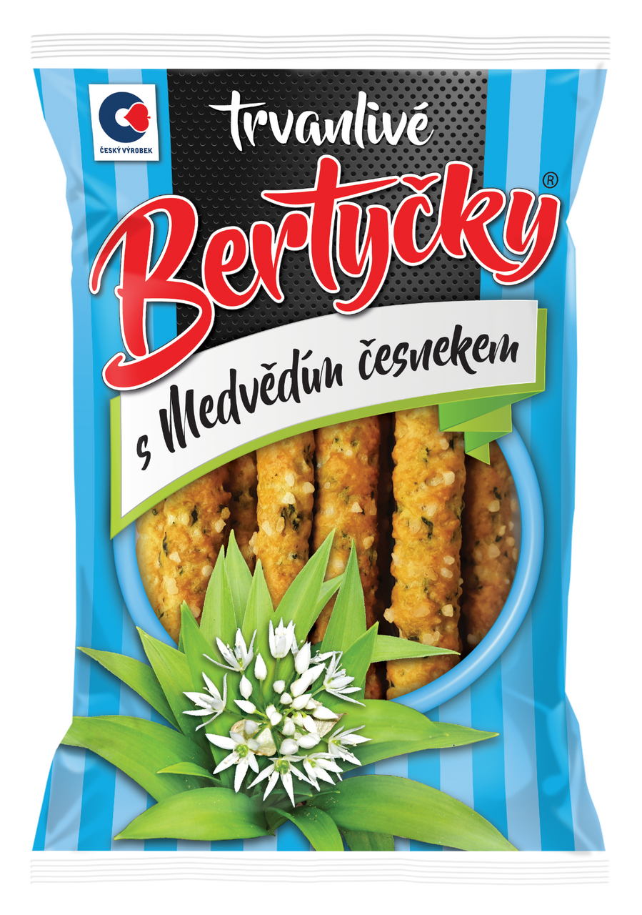 Bertyčky Tyčinky medvědí česnek 90 g