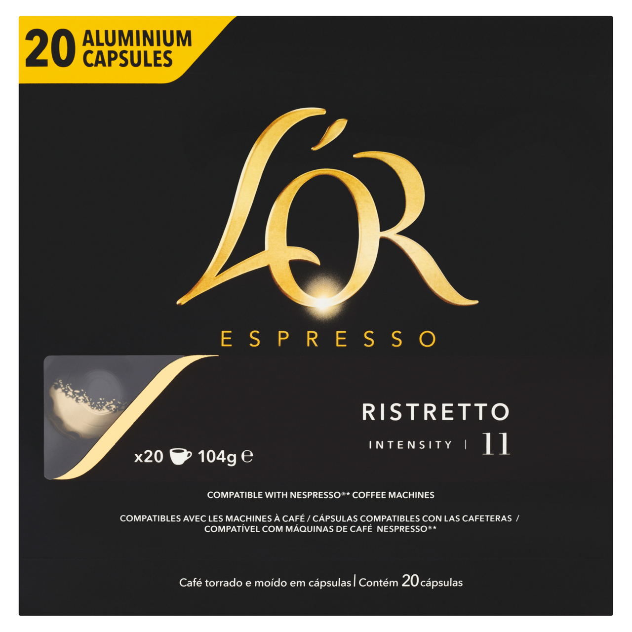 L'Or Espresso Ristretto Kapsle kávové 20 ks