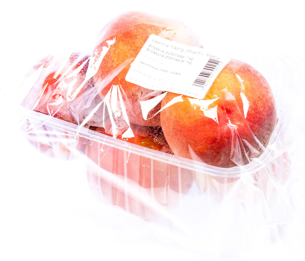 Broskve žlutomasé C I. čerstvé 10 x 1 kg