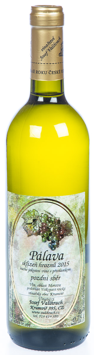 VALIHRACH Pálava pozdní sběr 6 x 750 ml