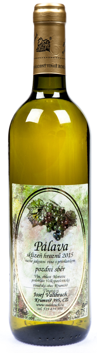 VALIHRACH Pálava pozdní sběr 750 ml
