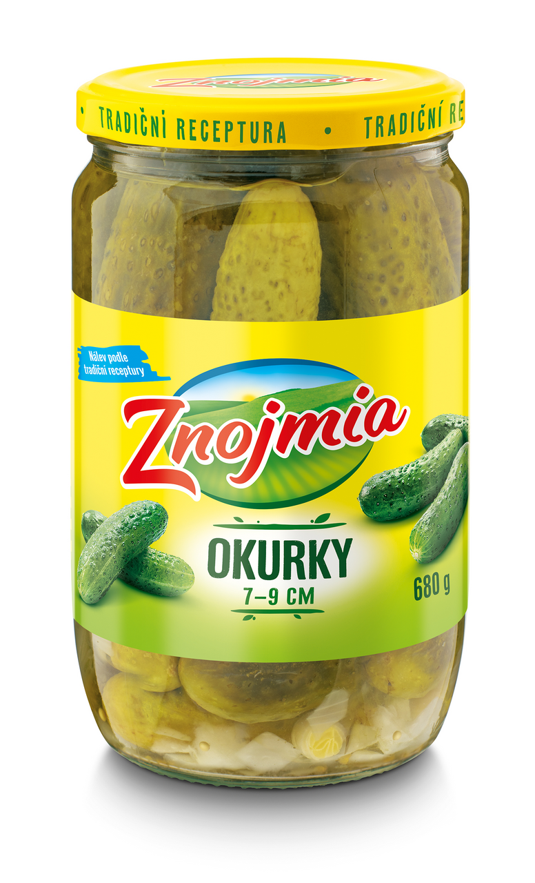 Znojmia Okurky 7 - 9 cm 4 x 680 g