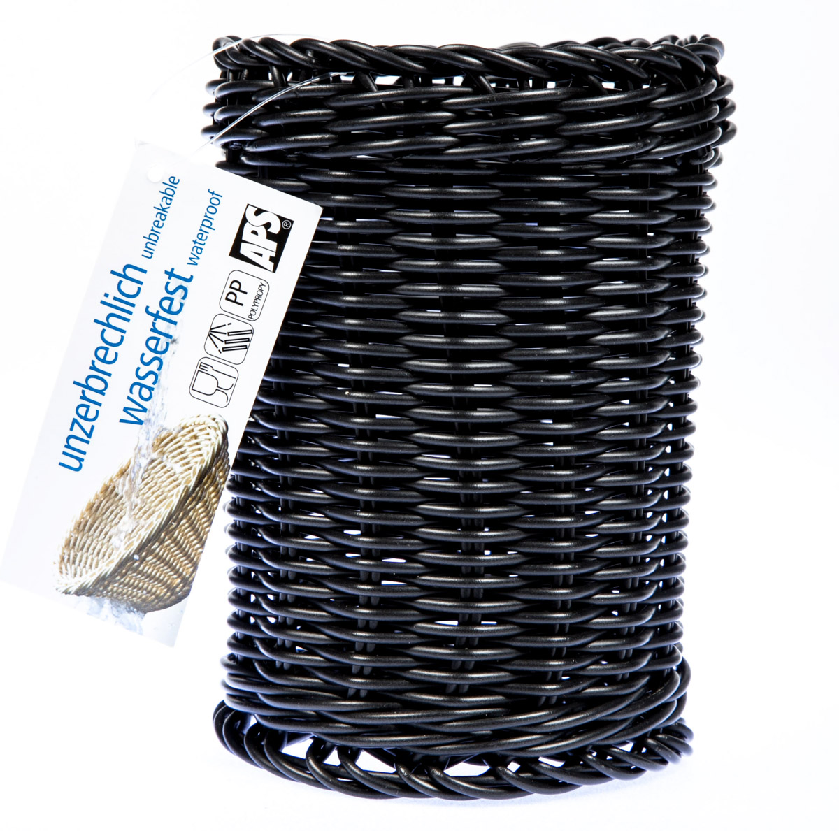 APS Košík na příbory plast ECO 12 cm černý 1 ks