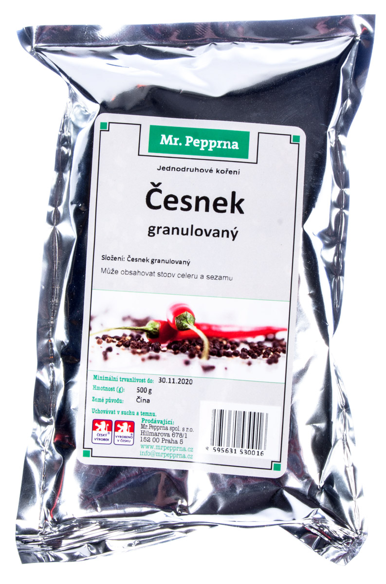 Mr. Pepprna Česnek granulovaný 500 g