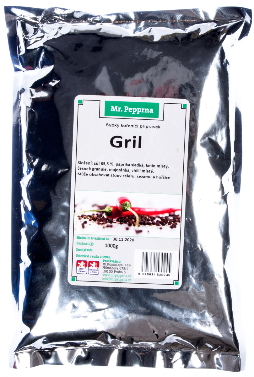 Mr. Pepprna Gril koření 1 kg