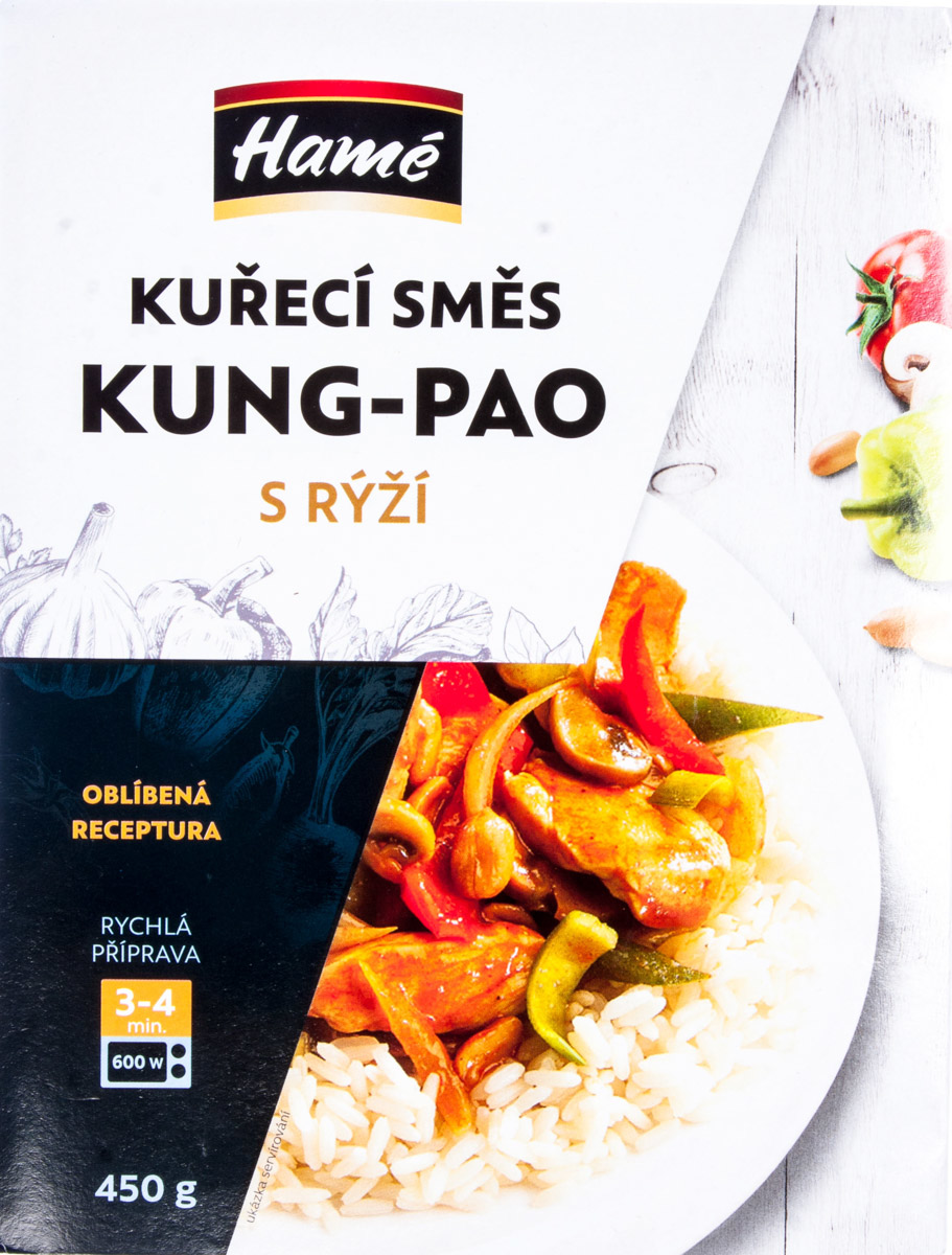 Hamé Kuřecí směs Kung Pao s rýží chlaz. 450 g