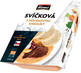 Hamé Svíčková na smetaně s houskovým knedlíkem chlaz. 450 g