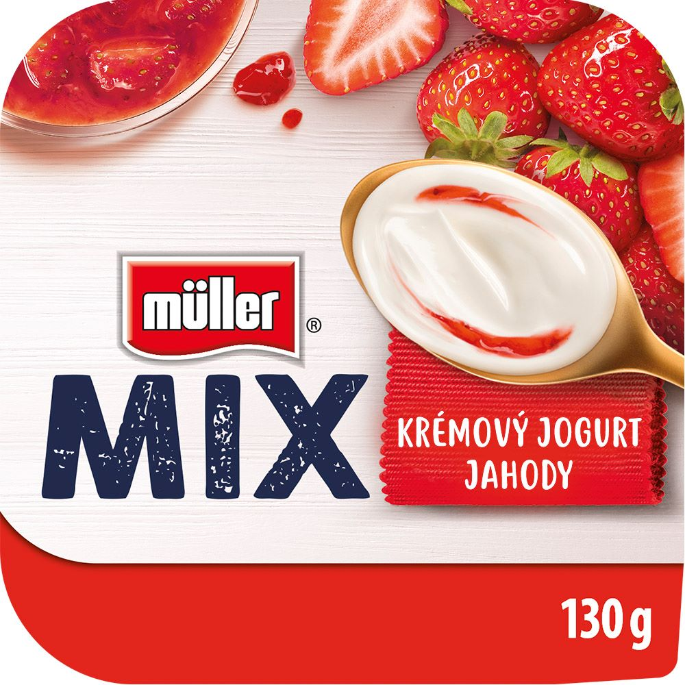 müller Jogurt Jahody mix chlaz. 4 x 130 g