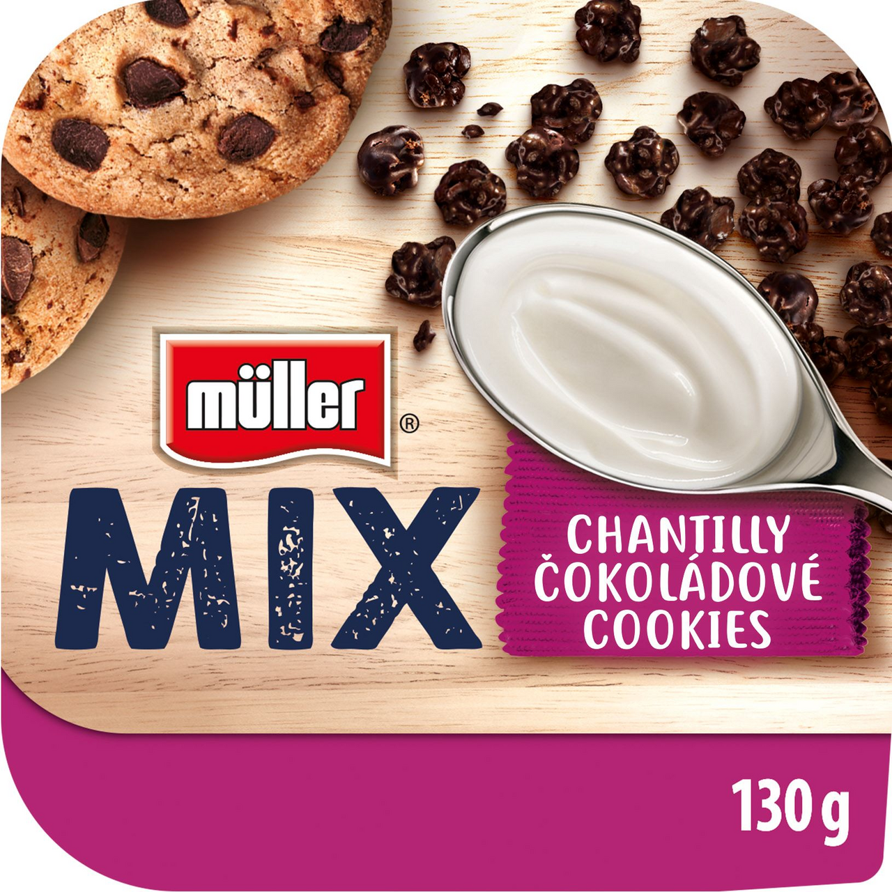 müller Jogurt Choco Cookies mix chlaz. 4 x 130 g